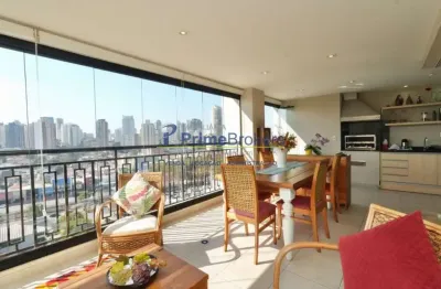 Apartamento, 140m² - 2 dormitórios, 2 suítes, 2 vagas, varanda gourmet - bosque da saúde