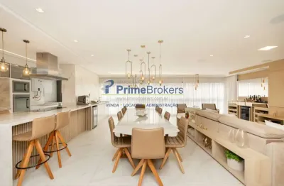 Apartamento, 160m² - 3 dormitórios, 3 suítes, 2 vagas, varanda gourmet - vila dom pedro i.