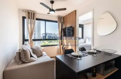 Studio, 34m² - 1 dormitório, 1 suíte, mobiliado e equipado - moema