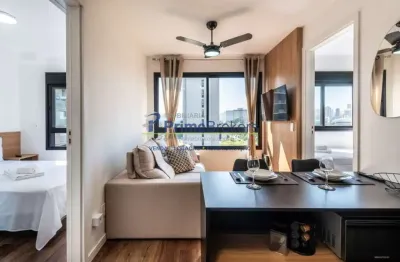 Studio, 34m² - 1 dormitório, 1 suíte, mobiliado e equipado - moema