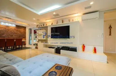 Apartamento alto padrão, 245m² - 4 dormitórios, 3 suítes, 4 vagas, sacada gourmet - chácara klabin
