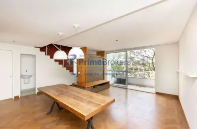 Apartamento duplex 129m² - 3 dormitórios, 2 suítes, 2 vagas, sacada - itaim bibi