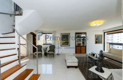 Cobertura duplex, 447m² - 5 dormitórios, 3 suítes, 4 vagas, piscina privativa - campo belo