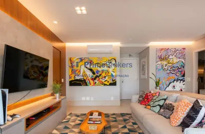 Apartamento tipo para venda em mirandópolis com 3 quartos, sendo 3 suítes, 133m²