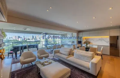Apartamento, 163m² - 3 dormitórios, 3 suítes, 4 vagas, vista para o ibirapuera - moema
