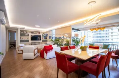 Apartamento, 125m² - 3 dormitórios, 2 suítes, 2 vagas, varanda integrada - brooklin