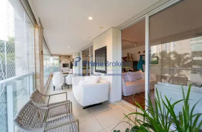 Apartamento 233m² - 3 dormitórios, 3 suítes, 3 vagas, varanda gourmet - campo belo