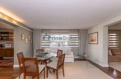 Apartamento, 121m² - 2 dormitórios, 1 suíte, 2 vagas, living amplo com 3 ambientes - pinheiros