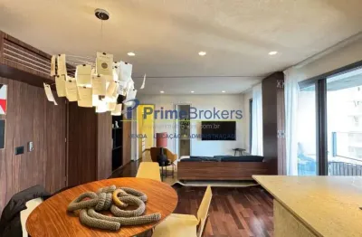 Apartamento, 83m² - 2 dormitórios, 2 suítes, 2 vagas, totalmente mobiliado - brooklin