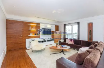 Apartamento, 301m² - 3 dormitórios, 3 suítes, 5 vagas, varanda com vidro - moema