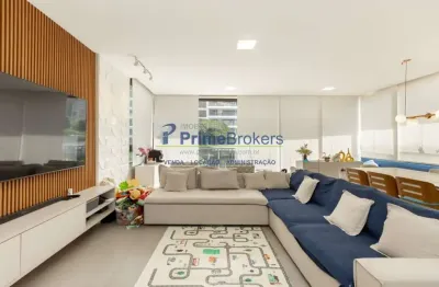 Apartamento, 157m² - 3 dormitórios, 3 suítes, 2 vagas, suíte master com closet - brooklin