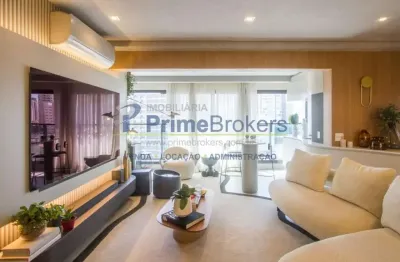 Apartamento, 84m² - 2 dormitórios, 1 suíte, 1 vaga, living integrado - brooklin
