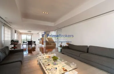 Cobertura duplex, 389m² - 3 dormitórios, 3 suítes, 4 vagas, terraço gourmet - moema