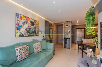 Apartamento, 64m² - 1 dormitório, 1 suíte, 2 vagas, mobiliado - moema