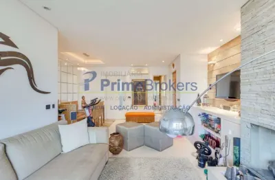 Apartamento, 126m² - 3 dormitórios, 1 suíte, 2 vagas, varanda com vista panorâmica - brooklin