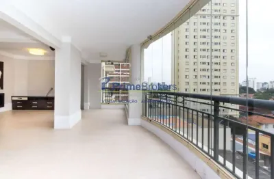 Apartamento, 198m² - 3 dormitórios, 3 suítes, 3 vagas, sacada - brooklin