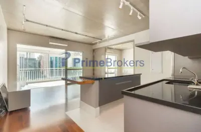 Apartamento á venda com 90a.u  -1 quarto, sendo 1 suíte, varanda -  2 vagas - itaim bibi - são paulo