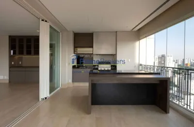 Apartamento em vila olímpia com 275m² - varanda gourmet - são  paulo