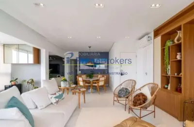 Apartamento, 150 m² - 3 dormitórios, 3 suítes, 3 vagas, varanda integrada - vila mascote.