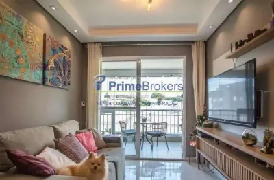 Apartamento  com 59m²- 2 quartos sendo 1 suite - varanda -1 vaga- vila guarani - são paulo