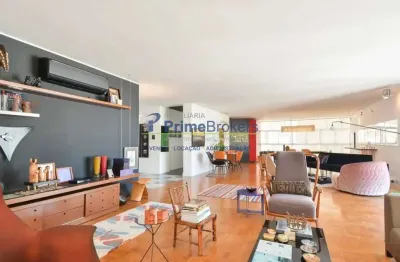 Apartamento, 259m² - 3 dormitórios, 2 suítes, 3 vagas, sala ampla - higienópolis