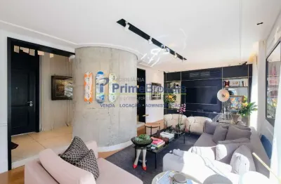 Apartamento duplex, 163m² - 1 dormitório, 1 suíte, 1 vaga, home office - jardim paulista