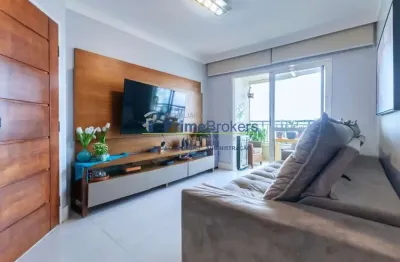 Apartamento, 83m² - 3 dormitórios, 1 suíte, 2 vagas, sacada - parque da mooca
