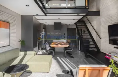 Loft, 124m² - 1 dormitório, 1 suíte, 2 vagas, mobiliado - pinheiros