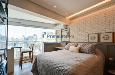 Apartamento, 37m² - 1 dormitório, 1 vaga, vista deslumbrante - pinheiros