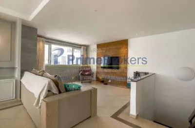 Cobertura duplex, 208m² - 3 dormitórios, 1 suíte, 2 vagas, área com churrasqueira - perdizes