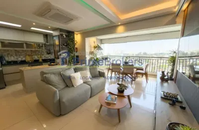 Apartamento, 65m² - 1 dormitório, 1 suíte, 1 vaga, varanda gourmet com vista livre - jabaquara