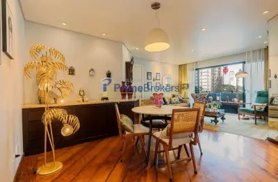 Apartamento, 141m² - 3 dormitórios, 3 suítes, 2 vagas, terraço privativo - moema