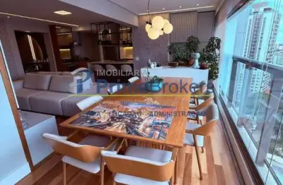 Apto : mobiliado, 3 quarto, 1 suíte, 110 m², 2 vagas, varanda gourmet, próximo ao metrô.