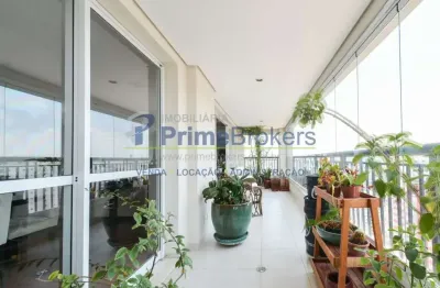 Apartamento á venda com 4 suítes, 245a.u.  3 vagas - varanda gourmet - próximo ao metrô. santa cruz