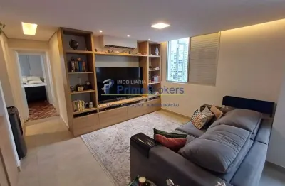 Apartamento todo reformado andar alto 2 dormitórios 2 suítes moema sp.