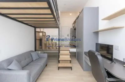 Studio, 25m² - 1 dormitório, pé direito alto e 100% mobiliado - vila mariana