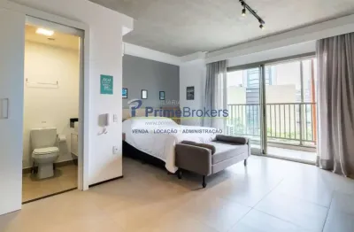 Studio, 34m² - 1 dormitório, 1 vaga, vaga escriturada e mobiliado - jardins