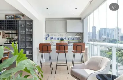 Apartamento com 2 quartos e 3 banheiros para alugar, 120 m² em vila olímpia