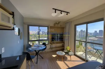 Apartamento de 37m² conta com 1 dormitório bem distribuído em moema