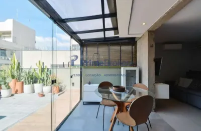 Charmoso duplex, 2 suítes, 112m²,2 vagas ,terraço com jacuzzi.