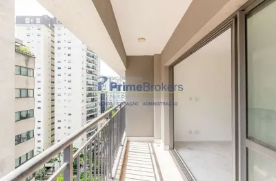 Studio á venda com 25m² de área útil - 1 quarto  - 1 suíte - varanda - moema  - são paulo