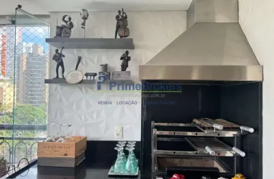 Apartamento á venda -  4 quartos, sendo 3 suítes, 215m² - Varanda Gourmet - - 4 Vagas