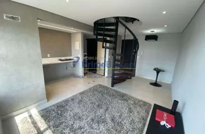 Cobertura duplex reformada, 95 m² - 2 dormitórios, 2 suítes, 1 vaga, varanda - vila clementino