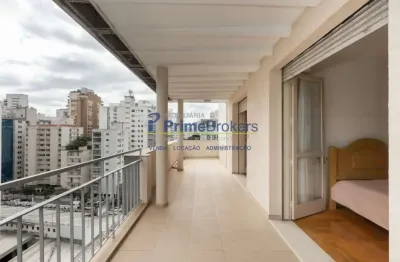 Cobertura   á venda em santa cecília com 4 quartos, sendo 1 suíte, 252m² - varanda - são  paulo