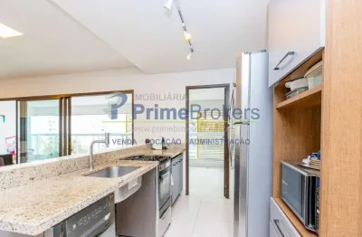 Apartamento á venda com 137a.u no  Jardim das Acácias com 3 quartos, sendo 3 suítes, 137m²