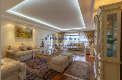 Apartamento á venda com 340a.u -  5 quartos sendo 2 suítes, varanda - 4 vagas santa cecilia - são  p