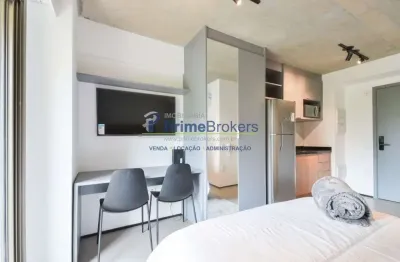 Studio mobiliado, 23m² - 1 dormitório, ar-condicionado e novíssimo - cerqueira césar