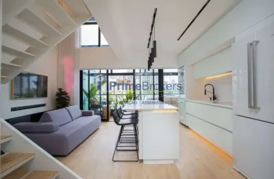 Apartamento mobiliado á  venda em campo belo com 1 quarto, sendo 1 suíte, 67m²