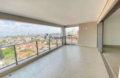 Apartamento com 3 quartos, sendo 3 suítes de 131 m² - mirandópolis