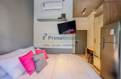 Apartamento tipo studio mobiliado com 1 quarto de 23 m² - paraiso